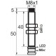 Indukční snímač B01E82NCV6, M8, 2mm, NPN, NC