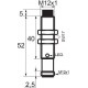 Indukční snímač B01E124NOC5, M12, 4mm, NPN, NO