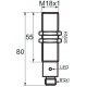 Indukční snímač B01185POC5, M18, 5mm, PNP, NO