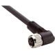 Kabel s konektorem DOL-0804-W02MC, M8, 4pin, úhlový, samice