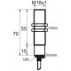 Kapacitní snímač K01G18PSC, M18, 8mm, PNP, NO/NC