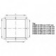 Mřížka s filtrem EF 118, 11801.0-00, 125x125mm