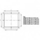 Mřížka s filtrem EF 118, 11801.1-00, 125x125mm, EMC verze
