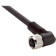 Kabel s konektorem 403001P02M050, M8, 3pin, úhlový, samice, 5m